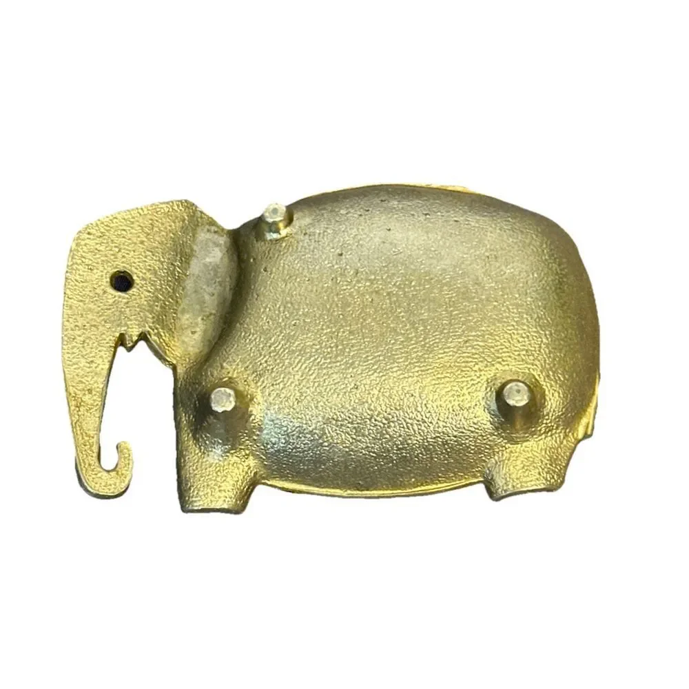 MCM Elephant Ash Tray Gold Plated